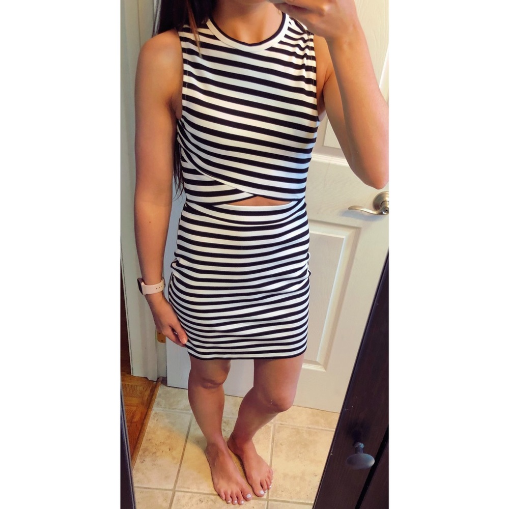 Striped Bodycon Dress